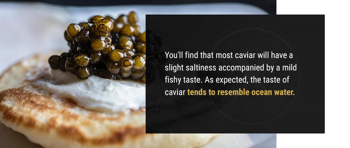 Caviar taste comparisons
