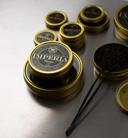 Imperia Caviar tins